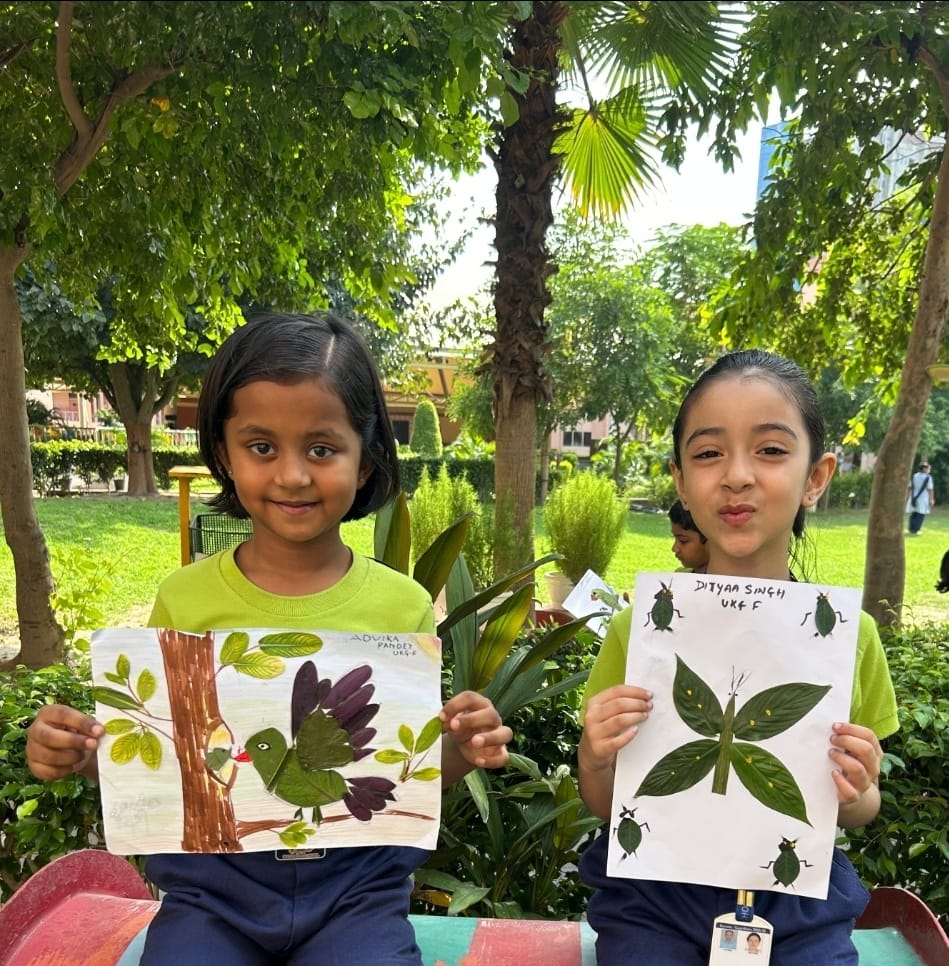 Leaf Art Magic by Little Mayoorians